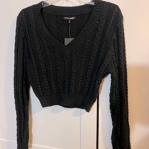 Move Knit Crop Sweater